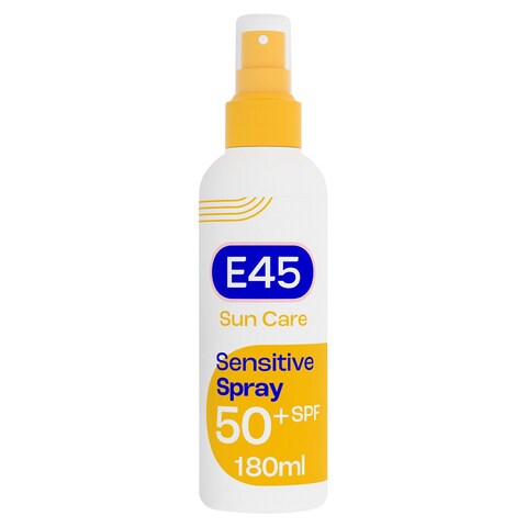 E45 Sun Care Sensitive Sun Cream Spray SPF50+ 180m