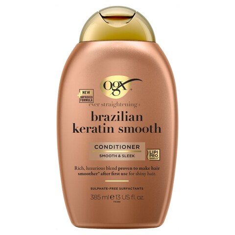 OGX Brazilian Keratin Smooth Conditioner for Dry Hair 385ml