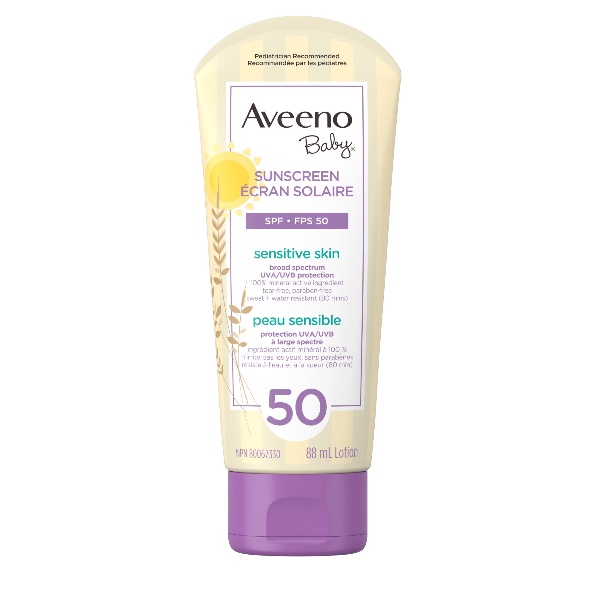 Aveeno Baby Mineral Sunscreen Lotion SPF 50 227ml
