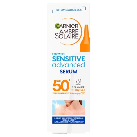 Garnier Ambre Solaire Sensitive Advanced Serum Sun Spf 50 125Ml