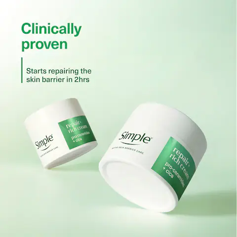 Simple Repair+ Rich Face Cream Moisturiser