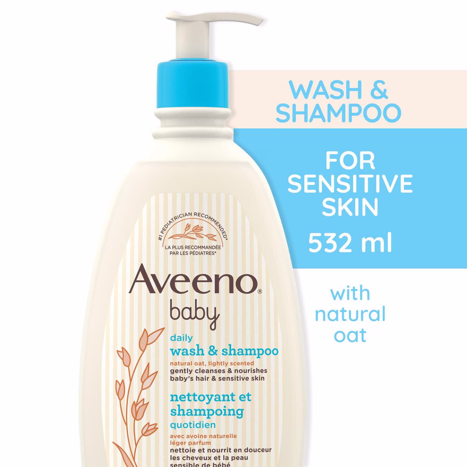 Aveeno Baby Daily Wash & Shampoo 532ml