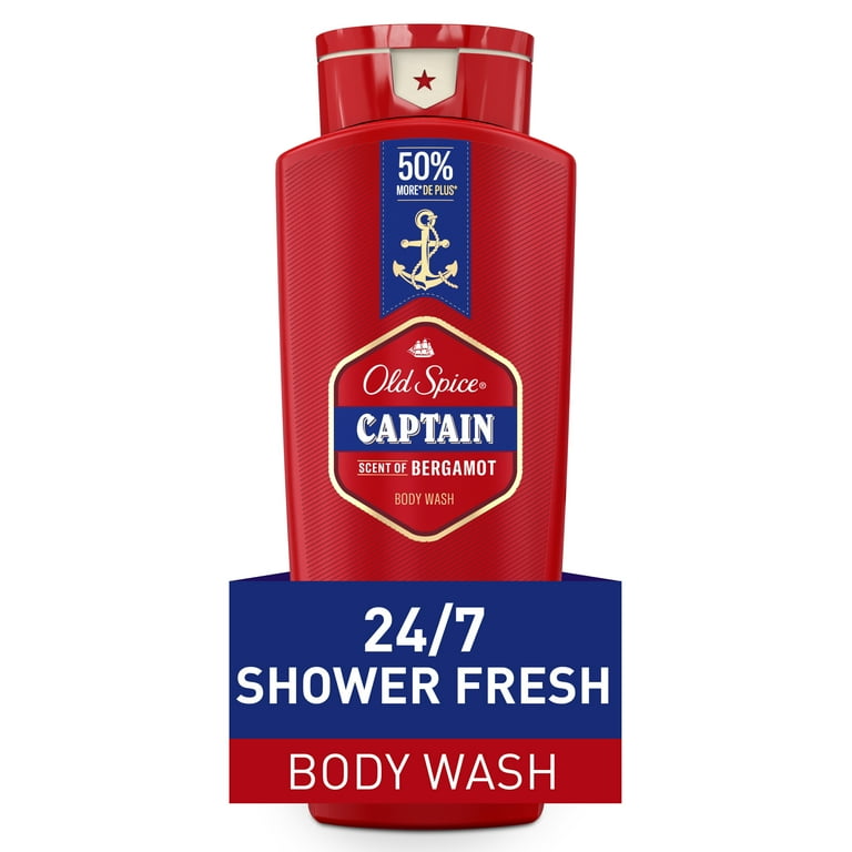 Old Spice Body Wash for Men, Captain Scent, 473ml